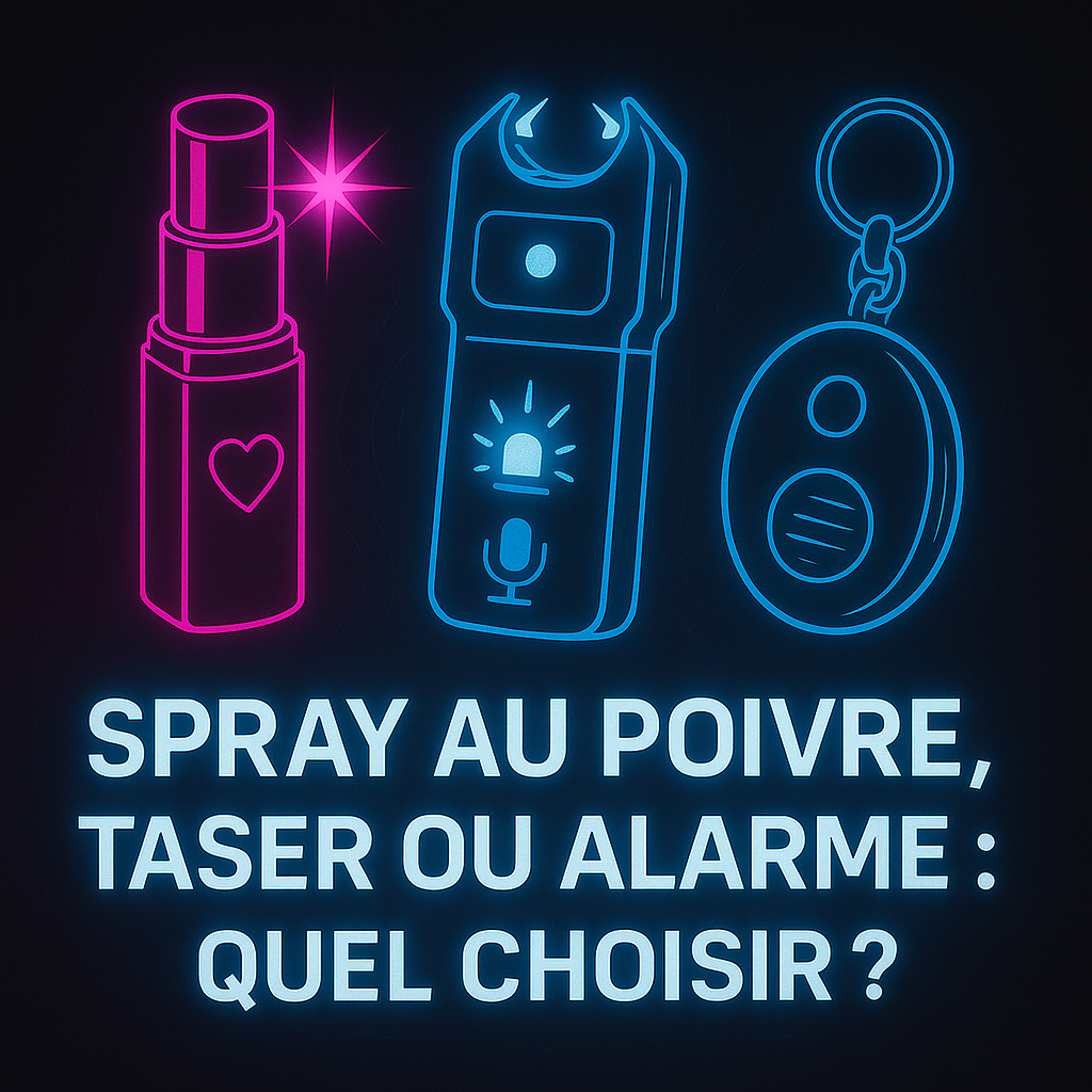 Illustration de l’article « Spray au poivre, taser ou alarme. Lequel est fait pour vous ? »