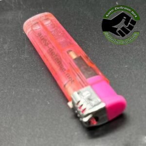 Briquet compact avec spray gaz poivre pour auto-défense et protection personnelle