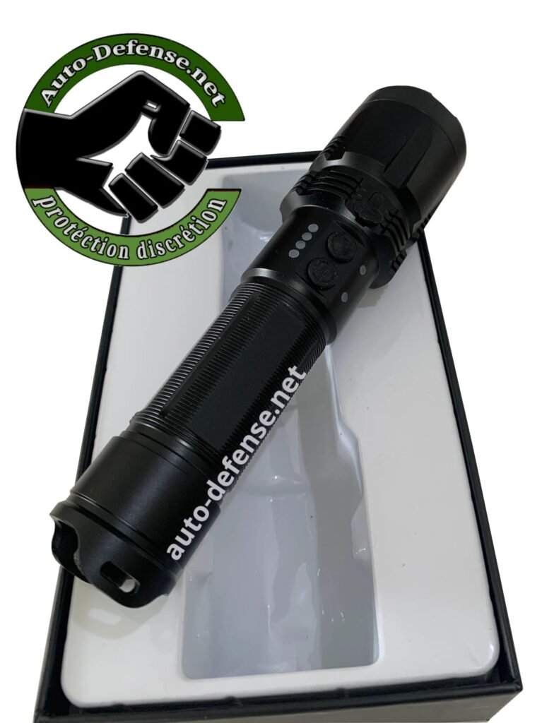 Lampe de Poche super Puissante – Portée 216 Mètres Auto-Défense