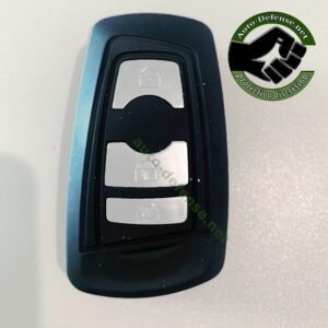 Taser en forme de clé de voiture avec lampe LED et alarme sonore, couleur noire